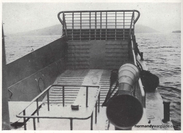 View of an LCM hold from the aft,