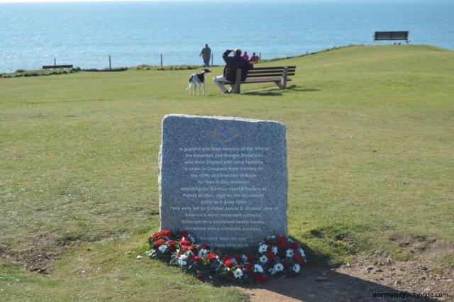 Memorial to the 2nd Ranger Battalion located in Bude, UK