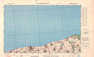 8D/6 - St Valery-en-Caux - War Office Map (1:50,000)