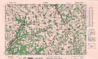 Added Map GSGS4250 9E/3 - Cleres