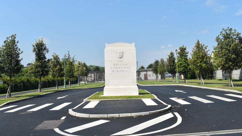 British Normandy Memorial Entrance