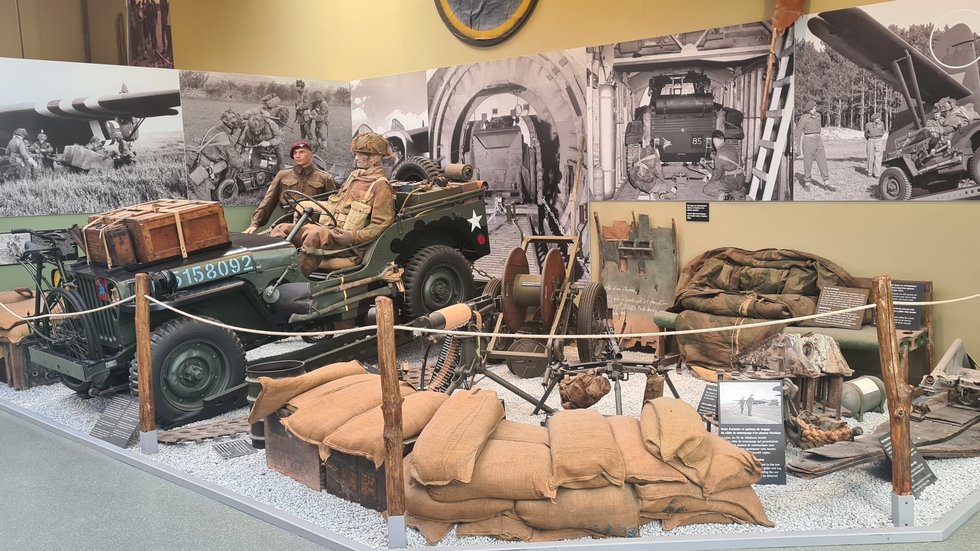 A Jeep at the Pegasus Bridge Museum