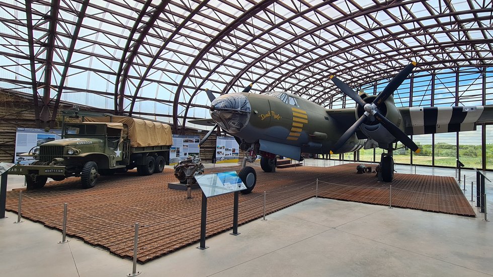 Utah Beach Museum. B26 Bomber