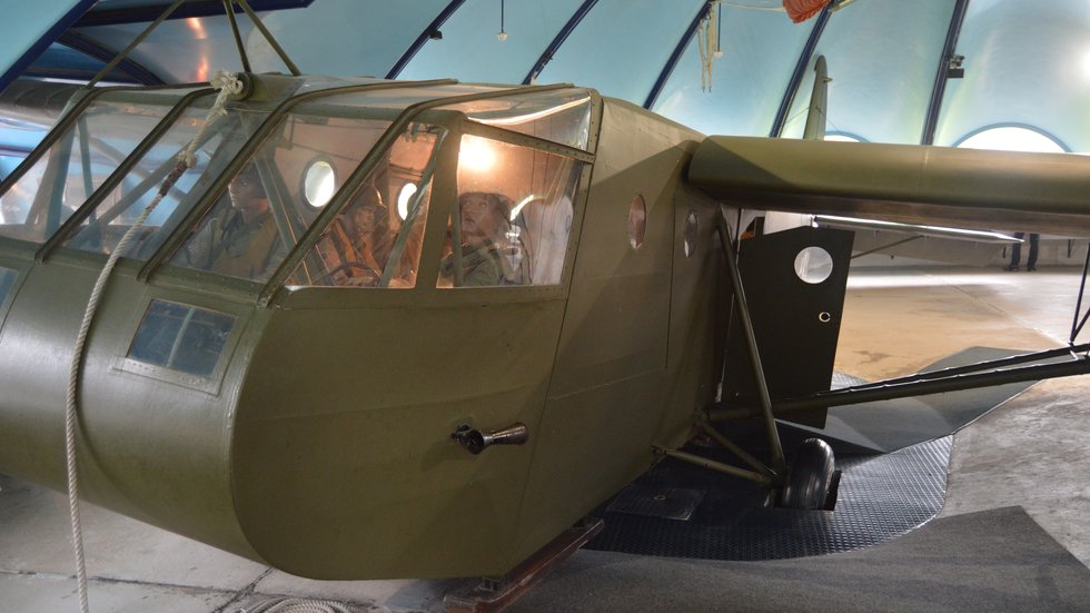 WACO Glider at the Airborne Museum, Sainte-Mère-Eglise