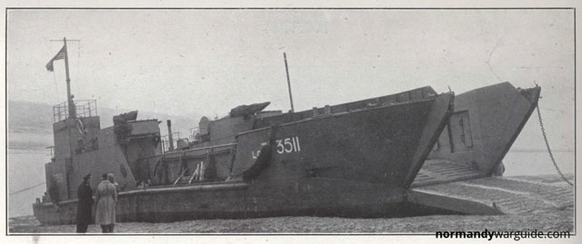 LCT(6) beached