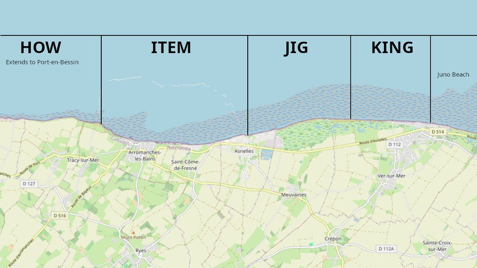 Gold Beach Sections