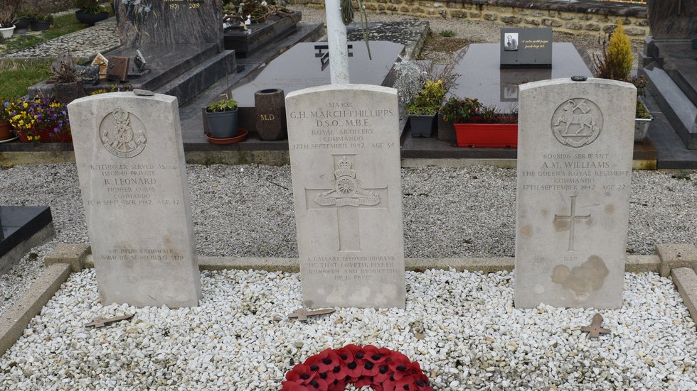 The Operation Aquatint Graves at Saint-Laurent-sur-Mer