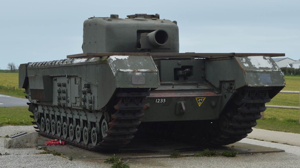 2nd Royal Ulster Rifles Churchill AVRE, Lion-sur-Mer