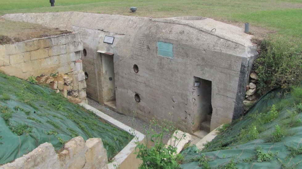 Entrance to Command Post A at Hillman Suffolk Regiment