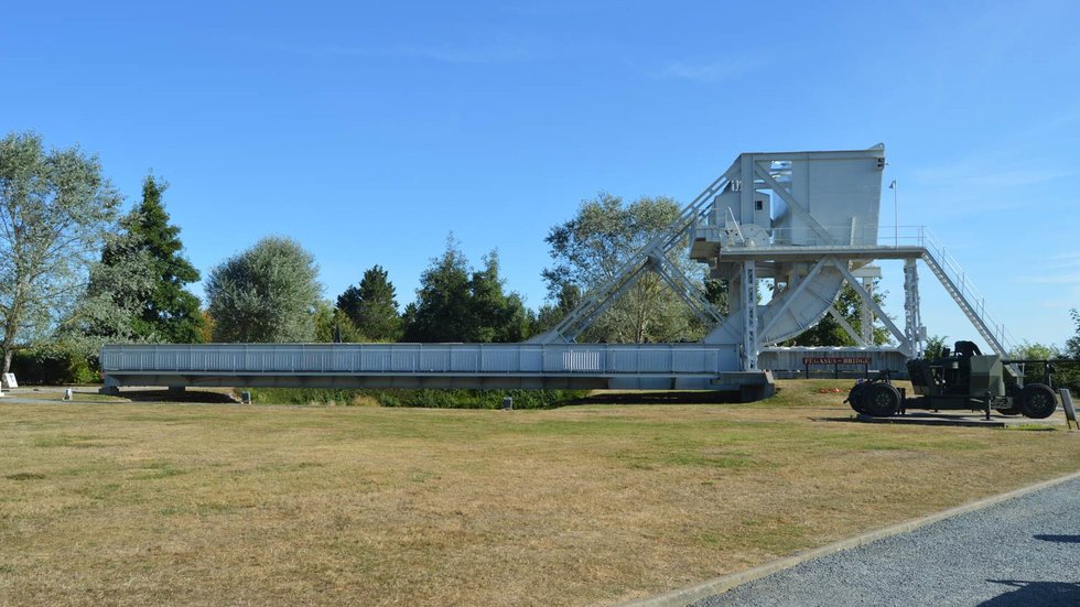 The original Pegasus Bridge, now located at the Pegasus Bridge Museum