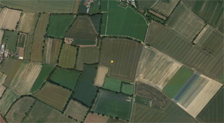 Modern aerial imagery of tanks location