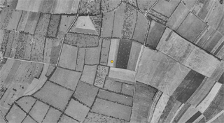 Aerial imagery of tanks location from 1947