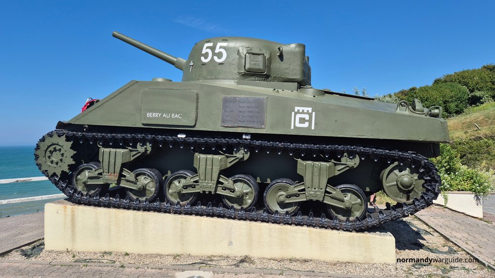 Sherman M4A2 tank, Arromanches