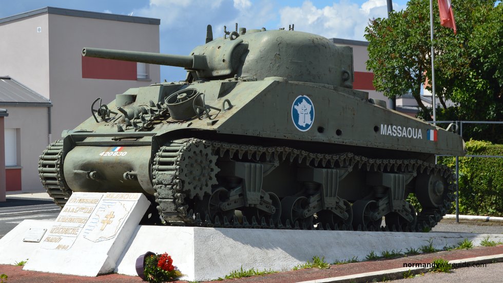 Sherman M4A2 tank, Écouché