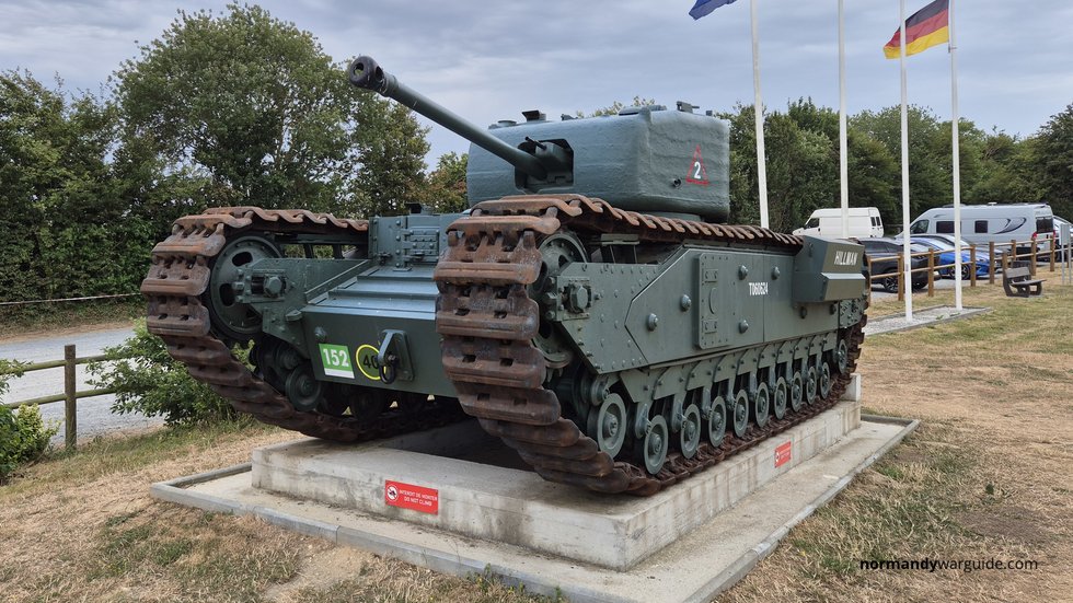 Churchill Tank, Hillman Suffolk Regiment