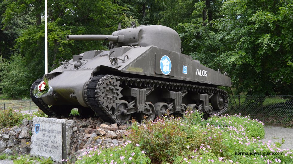 Sherman M4A2 tank, La Ferrière-Béchet