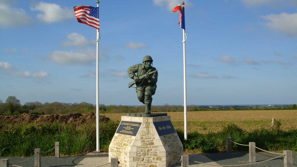 Dick Winters Monument, Utah Beach