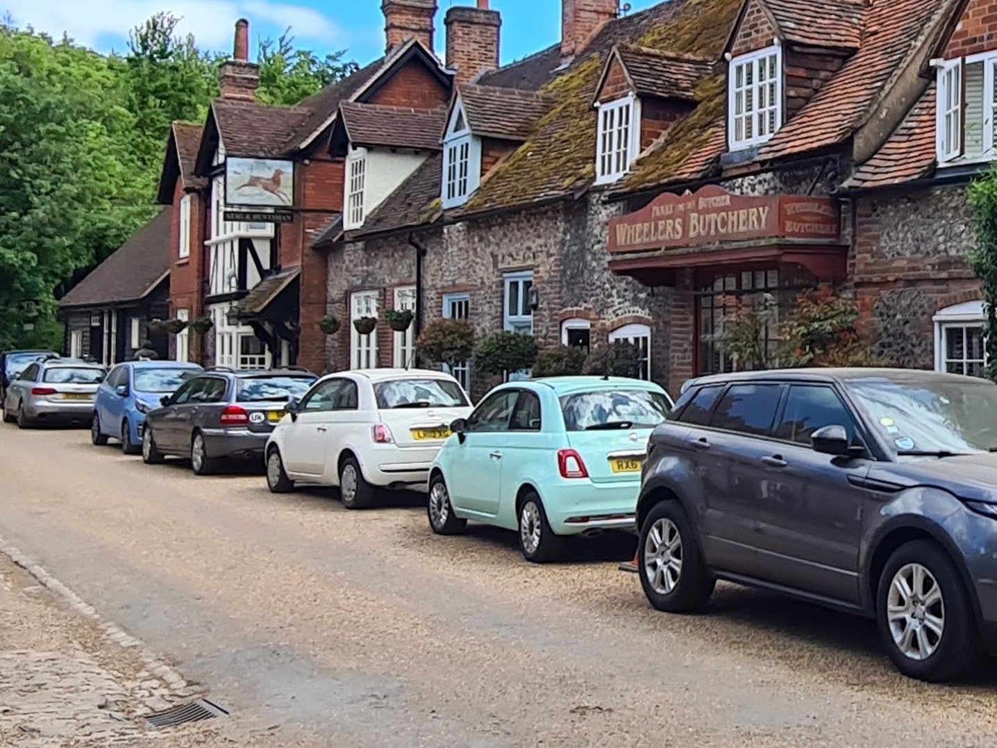 The butcher's shop in Hambleden, Buckinghamshire, used as Aldbourne in Band of Brothers