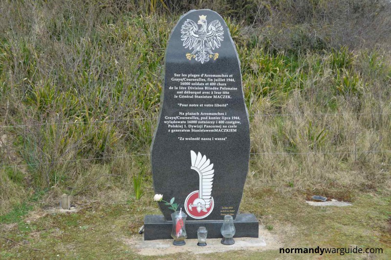 1st Armored Polish Division Memorial, Graye-sur-Mer