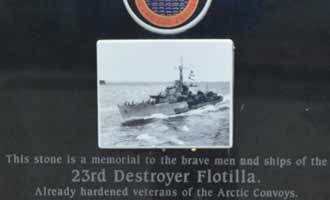 23rd Destroyer Flotilla Memorial, Luc-sur-Mer