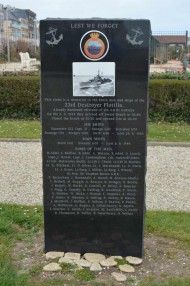 23rd Destroyer Flotilla Memorial, Luc-sur-Mer