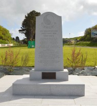 29th Infantry Division Memorial close up