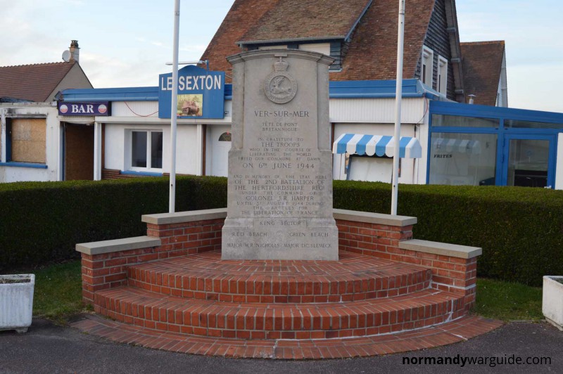 2nd Battalion of the Hertfordshire Regt, Ver-sur-Mer