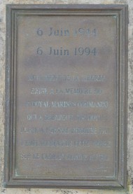 41st Royal Marine Commando Lion-sur-Mer Liberation Memorial