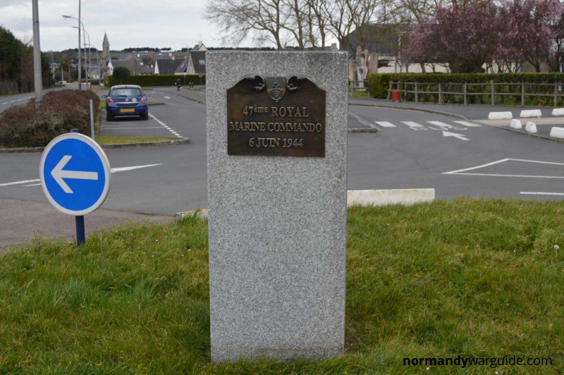 47th Royal Marine Commando Memorial, Port-en-Bessin-Huppain