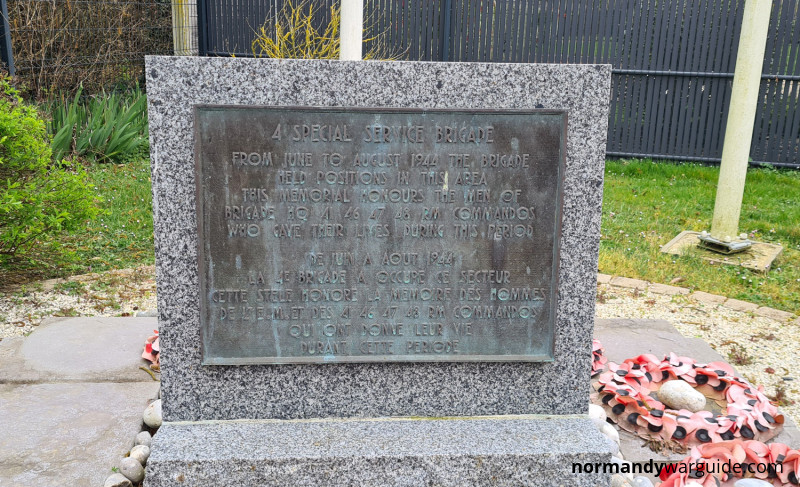 4th Special Service Brigade HQ Memorial, La Perruque