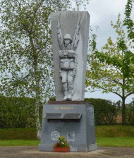 507th Parachute Infantry Regiment Monument Front