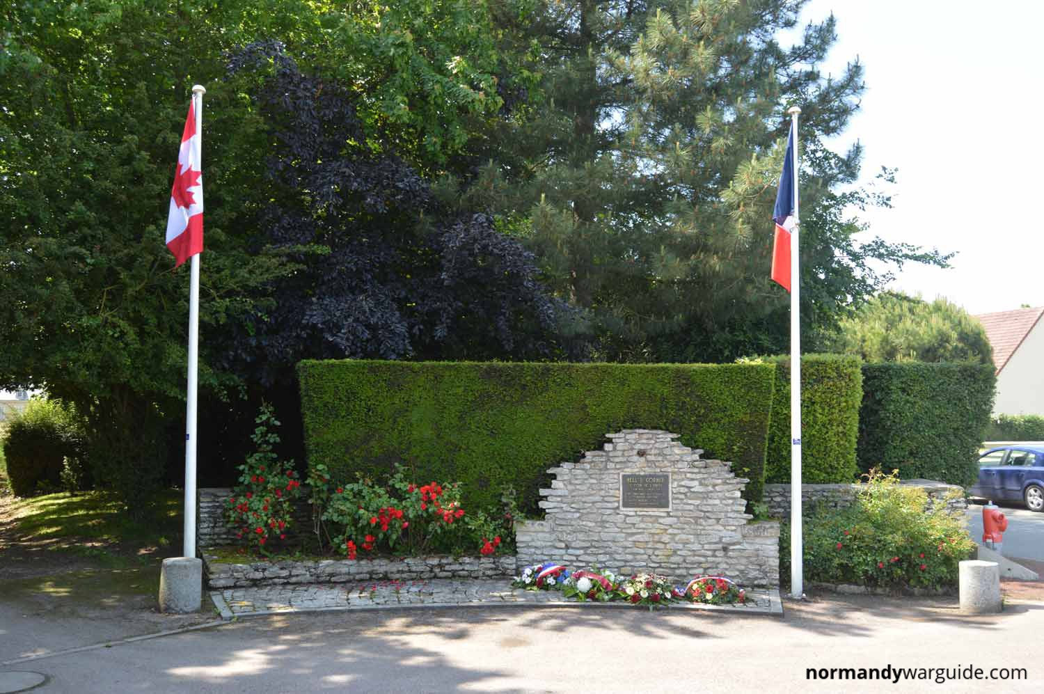 9th Canadian Brigade Memorial Hell's Corner, VillonslesBuissons