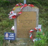 Advanced Landing Ground B4 Memorial closeup