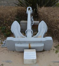 Anchor from the Norwegian destroyer Svenner