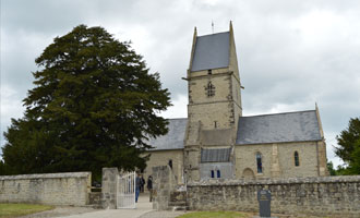Angoville Au Plain church, American aid station during WW2