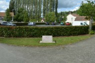 Argences memorial to Robert Sarre member of the resistance