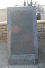 Arromanches Artificial Harbour Memorial Plaque English