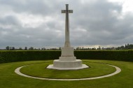 Banneville-La-Campagne Cemetery - Cross of sacrifice
