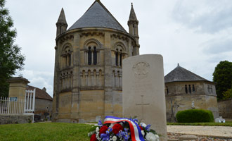 Basly Churchyard, Alfred James Barnes grave