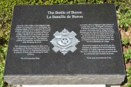 Battle of Buron Monument Plaque