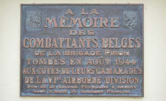 Belgian Piron Brigade Memorial, Ranville