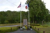 Blosville Temporary Cemetery Memorial - front view