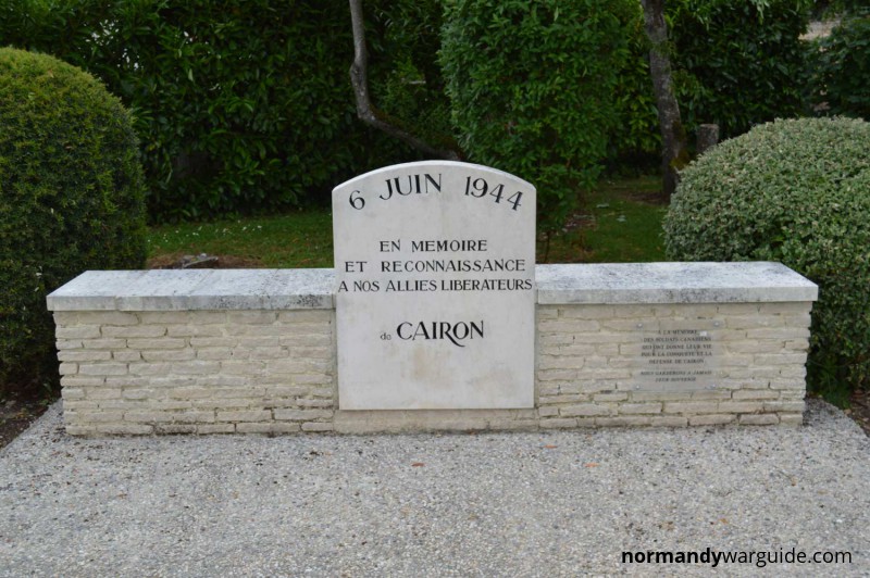 Cairon war memorial to Allied liberators