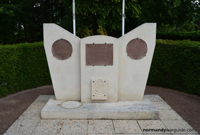Cambes-en-Plaine Liberators Memorial closeup