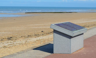 Canadians and the Normandy Landing Memorial, Bernières-sur-Mer