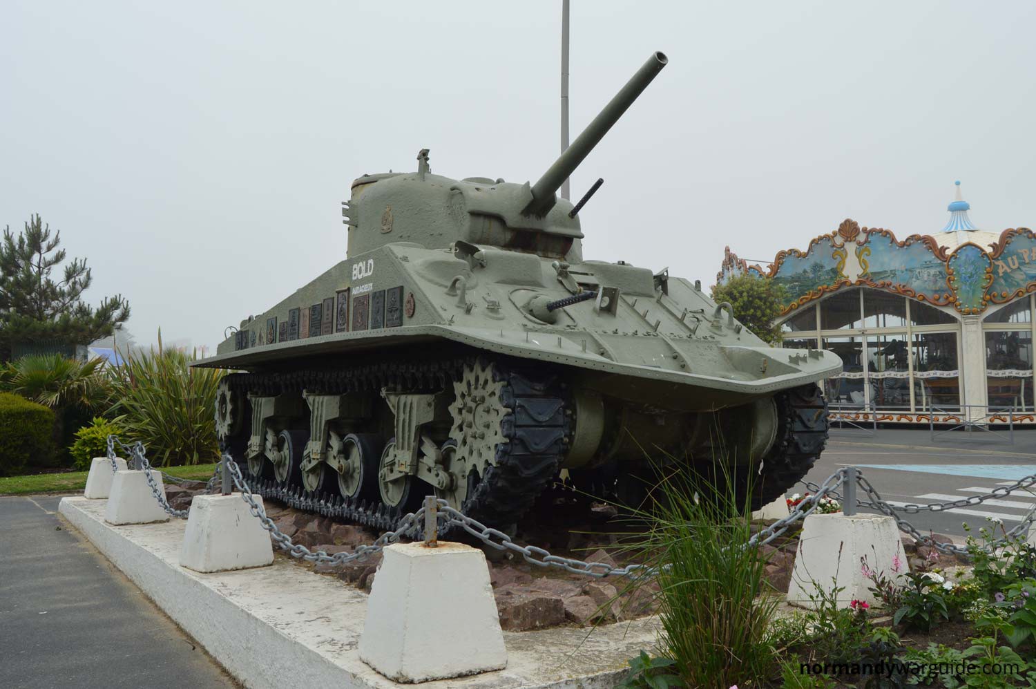 Courseulles sur Mer Sherman DD Tank Normandy War Guide Courseulles sur Mer Sherman DD Tank Normandy War Guide