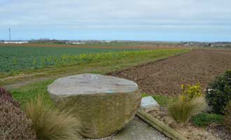 Cresserons Memorial and Sword Beach View
