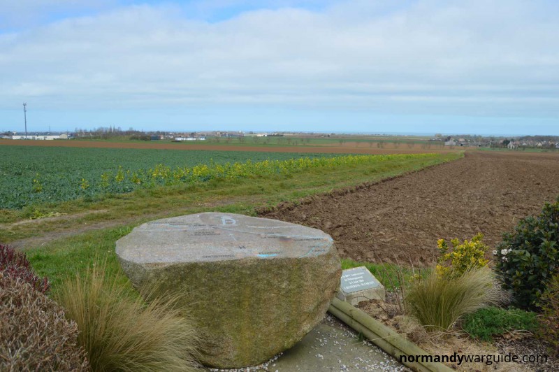 Cresserons Memorial and Sword Beach View