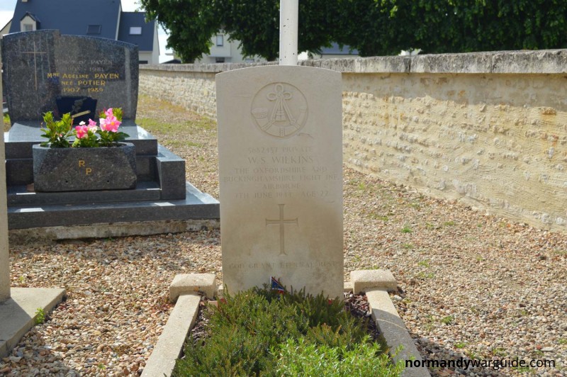 Grave of William Sydney Wilkins, Escoville Church