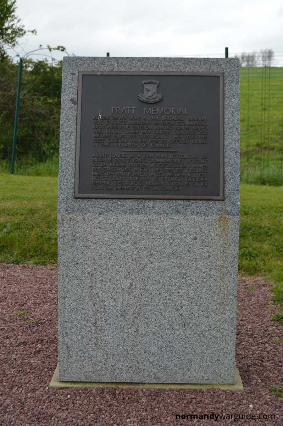 General Pratt Memorial » Normandy War Guide